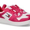 Damen Tommy Hilfiger Sneaker | Tommy Hilfiger Sneaker Retro Basket Gypsy Rose- Weiss/ Pink