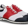 Damen Tee Golf Shoes Golfschuhe | Tee Golf Shoes Damen- Golfschuh Susy Blue Rosso Bianco