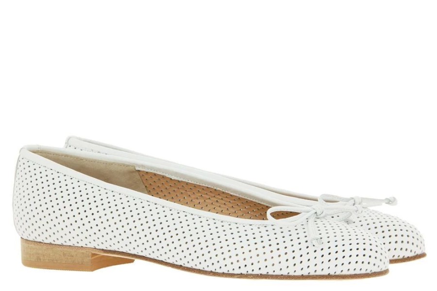 Damen ScarpaRossa Ballerinas | Scarparossa Ballerina Molly Nappa Bianco