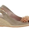 Damen La Badia Keilschuhe | La Badia Keilsandale Ester Cartizze Sand (36)