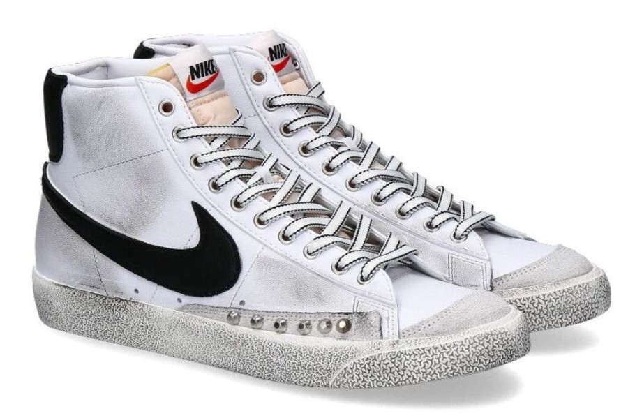 Herren Ballo Da Sola Sneakers | Nike By Ballo Da Sola Sneaker Blazer Mid '77 Vintage White Black