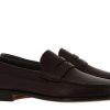 Herren Moreschi Mokassins | Moreschi Slipper Borgogna Marrone Scuro (43U00Bd)