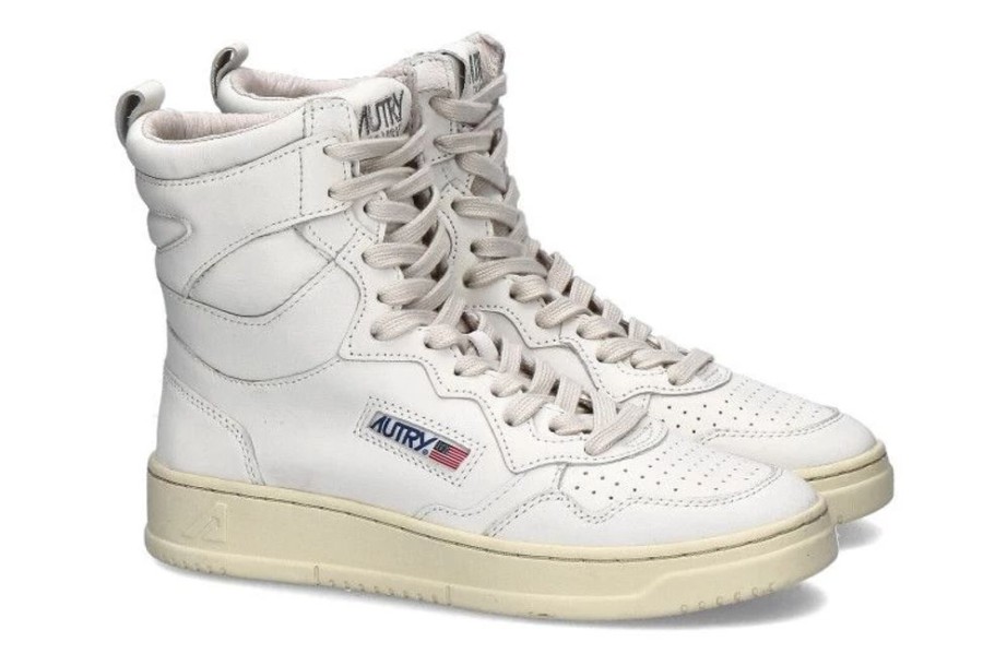 Damen Autry Sneaker | Autry Sneaker Big One High Wom Leather White