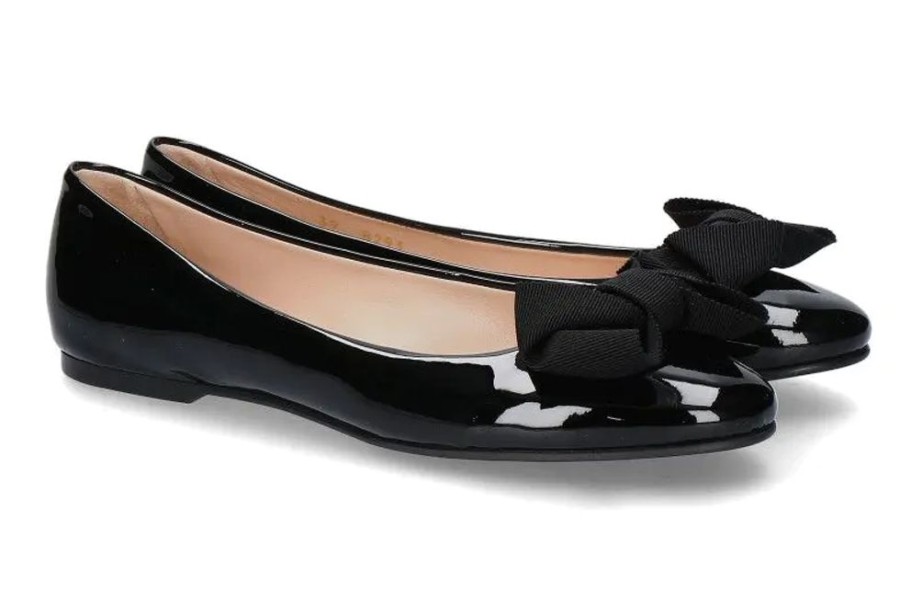 Damen Unu00fctzer Ballerinas | Unu00Fctzer Ballerina Vernice Nera- Schwarz