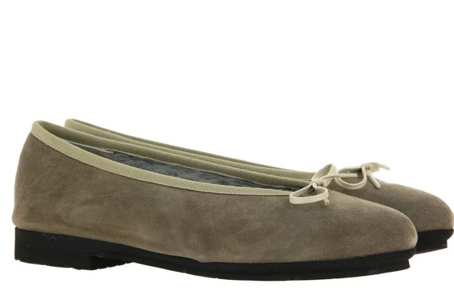 Damen Thierry Rabotin Ballerinas | Thierry Rabotin Ballerina Gefu00Fcttert Brunilde Camoscio Cane