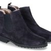 Damen Brunate Warmfutter | Brunate Stiefelette Gefu00Fcttert Dany Camoscio Blu Elastico Nero (38U00Bd)