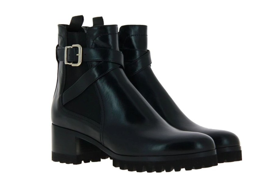 Damen Truman's Stiefeletten | Trumans Stiefelette Vitello Nero (39U00Bd)