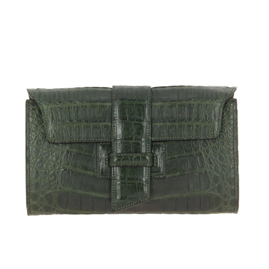 Damen Silvano Biagini Taschen | Silvano Biagini Clutch Militare Cocco