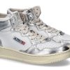 Damen Autry Sneaker | Autry Sneaker Mid Woman Silver Wb18