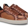 Herren Lloyd Sneakers | Lloyd Sneaker Malaga Crema Calf Brandy Cognac