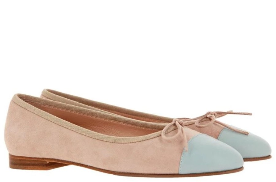 Damen Unu00fctzer Ballerinas | Unu00Fctzer Ballerina Nappa Rosebeige Avio