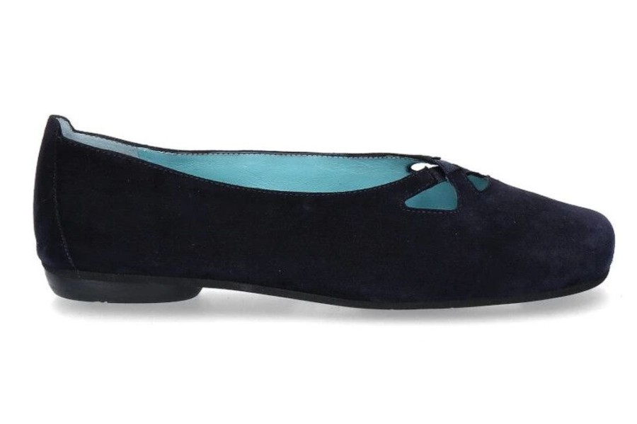 Damen Thierry Rabotin Ballerinas | Thierry Rabotin Ballerina Gillian Camoscio Blu (42U00Bd)