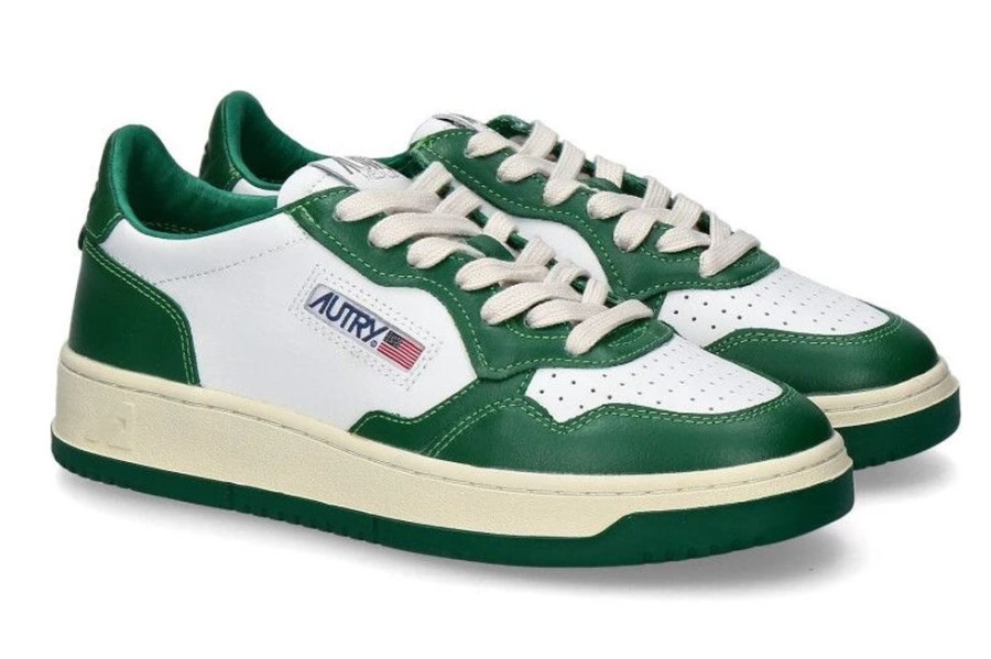 Damen Autry Sneaker | Autry Damen- Sneaker Medalist Wb03- White/ Green