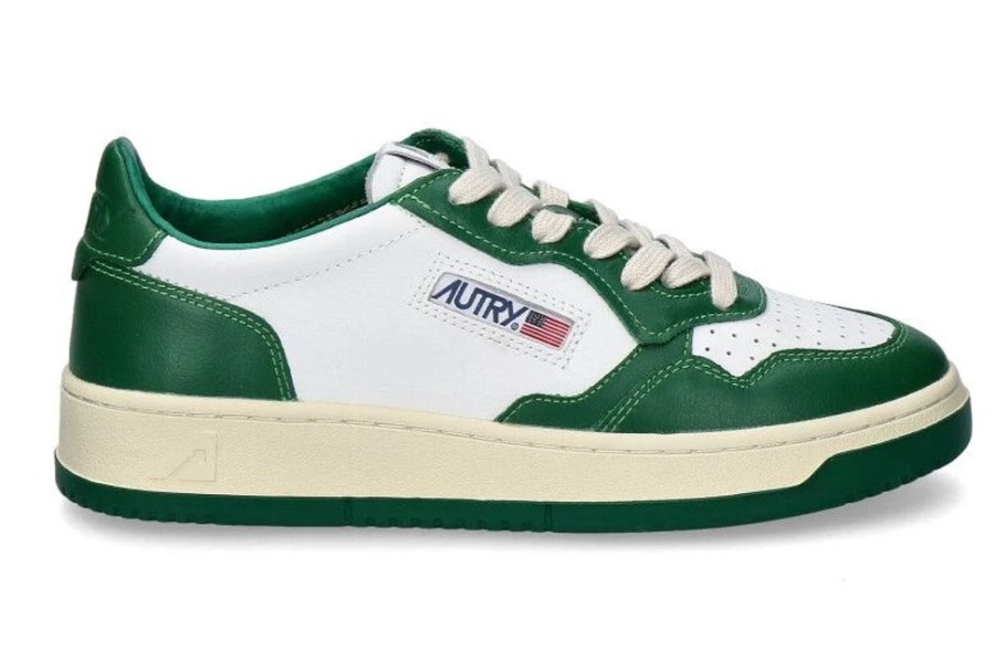 Damen Autry Sneaker | Autry Damen- Sneaker Medalist Wb03- White/ Green