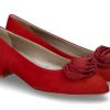 Damen dirndl + bua Dirndl Schuhe | Dirndl + Bua Pumps Ziegenvelour Granat