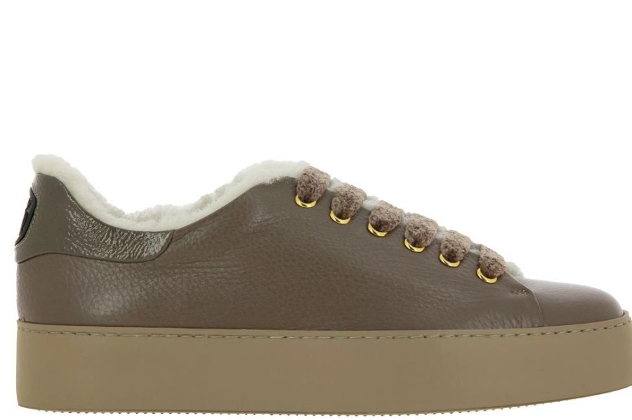 Damen Camerlengo Warmfutter | Camerlengo Sneaker Gefu00Fcttert Cairo Fango Gomma Cassetta Taupe