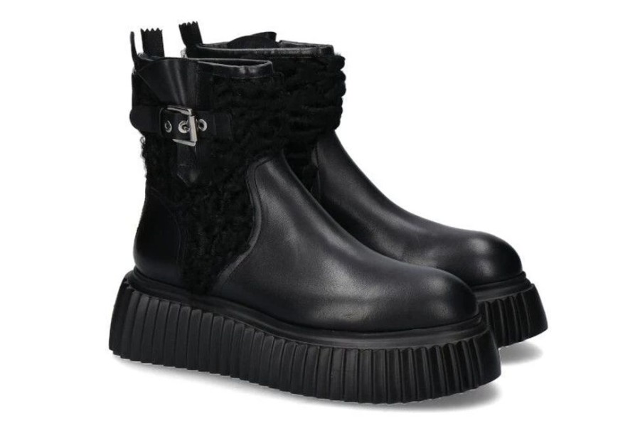 Damen AGL Attilio Giusti Leombruni Warmfutter | Agl Attilio Giusti Leombruni Boots Gefu00Fcttert Iggy Warm Nero