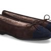 Damen Unu00fctzer Ballerinas | Unu00Fctzer Ballerina Gefu00Fcttert Camoscio Navy Nutria