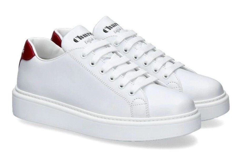 Damen Church's Sneaker | Church'S Sneaker Mach 3 White Scarlet