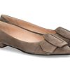 Damen Unu00fctzer Ballerinas | Unu00Fctzer Ballerina Camoscio 87 Taupe