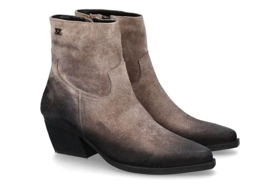 Damen Lazamani Stiefeletten | Lazamani Western-Bootie 85.632 Fango