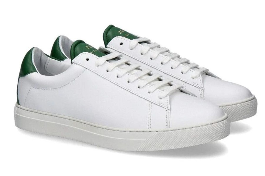 Damen Zespa Sneaker | Zespa Sneaker Woman Apla Nappa White Green