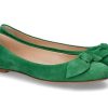 Damen Unu00fctzer Ballerinas | Unu00Fctzer Ballerina Camoscio Verde (39)