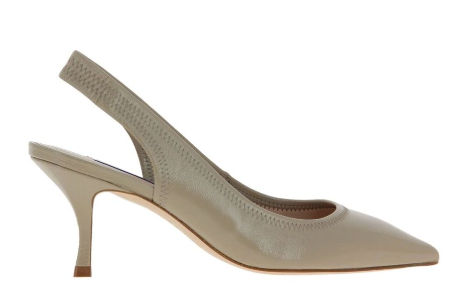 Damen Stuart Weitzman Sandalen | Stuart Weitzman Slingpumps Odette Stone Gleaming Tripon (40)