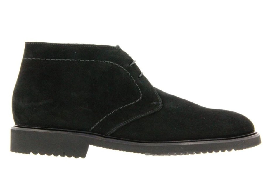 Herren Doucal's Warmgefuttert | Doucal'S Stiefelette Gefu00Fcttert Velour Nero