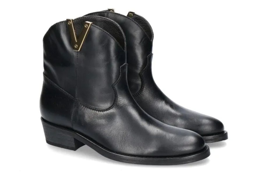 Damen Via Roma 15 Stiefeletten | Via Roma 15 Stiefelette 3946 Malibu- Schwarz