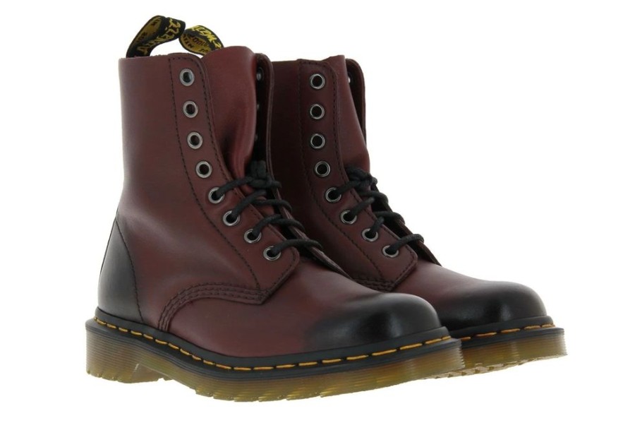 Herren Dr. Martens Stiefeletten / Stiefel | Dr. Martens Boots Pascal Cherry Red Antique Temperley (38)