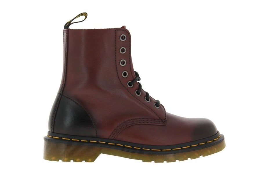 Herren Dr. Martens Stiefeletten / Stiefel | Dr. Martens Boots Pascal Cherry Red Antique Temperley (38)