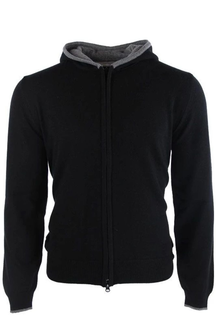 Herren Vadrony Jacken | Vadrony Jacke Giacca Cachemire Black Grey (Xl)