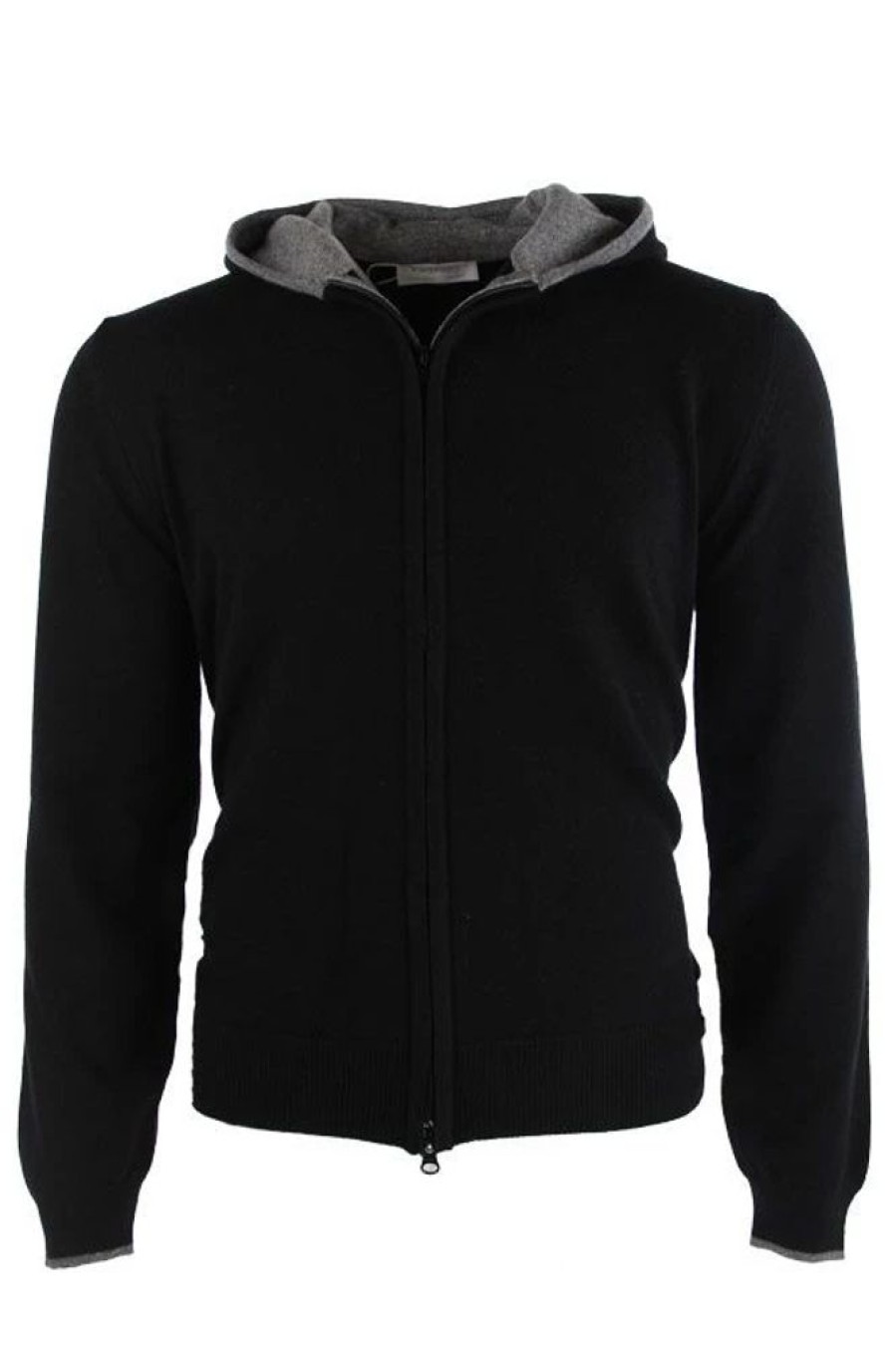 Herren Vadrony Jacken | Vadrony Jacke Giacca Cachemire Black Grey (Xl)