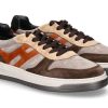 Herren Hogan Sneakers | Hogan Sneaker H630 Allacciato Brown