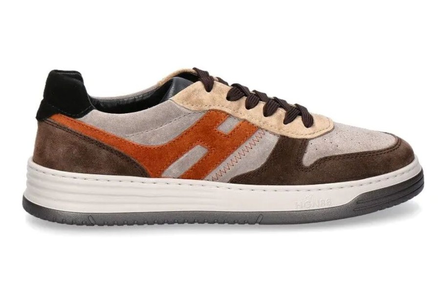 Herren Hogan Sneakers | Hogan Sneaker H630 Allacciato Brown