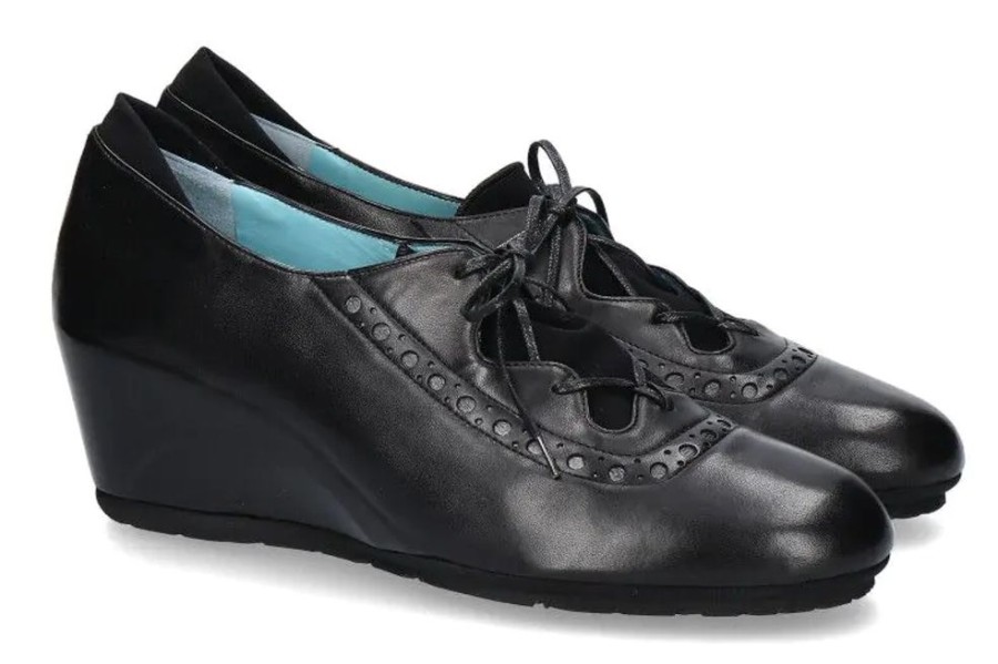 Damen Thierry Rabotin Schnurschuhe | Thierry Rabotin Schnu00Fcrer Nappa Nero (41)