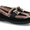 Damen Mania Warmfutter | Mania Slipper Gefu00Fcttert 808 Lamb Nero- Schwarz