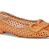 Damen Unu00fctzer Ballerinas | Unu00Fctzer Ballerina Camoscio Orange 9235