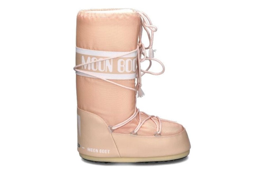 Damen Moon Boot Booties | Moon Boot Snowboots Icon Nylon Bisque