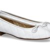 Damen Brunate Ballerinas | Brunate Ballerina Flex Quilted Nappa Bianco