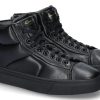 Damen Santoni Sneaker | Santoni Damen- Mid-Cut Nappa Nero- Schwarz