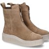 Damen Marc O'Polo Warmfutter | Marc O' Polo Bootie Gefu00Fcttert Velours- Taupe