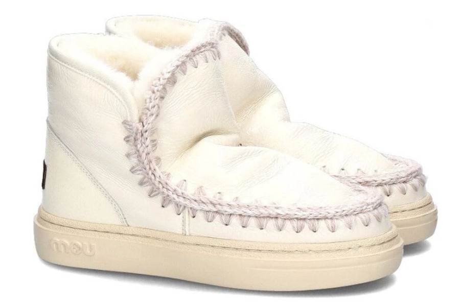 Damen mou Booties | Mou Boots Eskimo Sneaker- Weiss