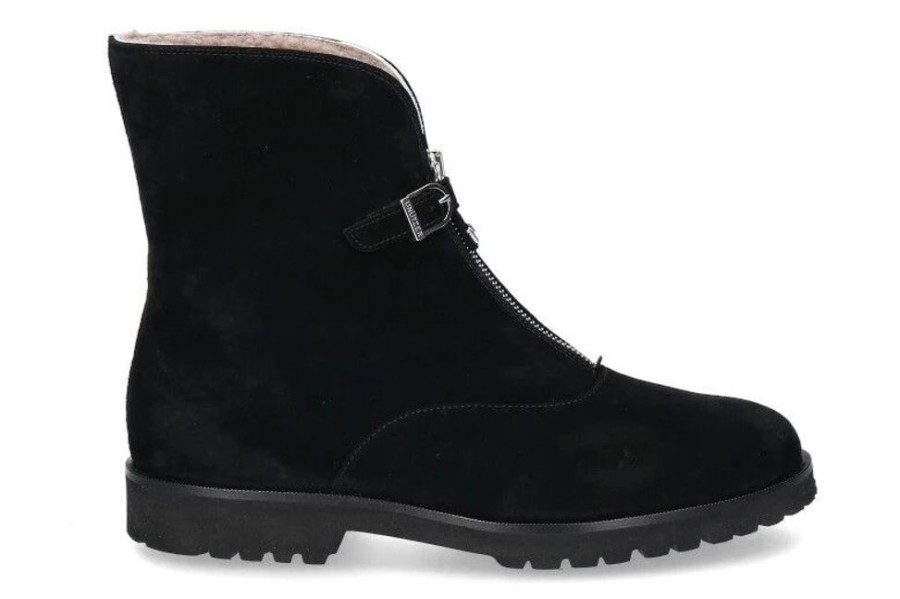 Damen Unu00fctzer Stiefel | Unu00Fctzer Stiefelette Gefu00Fcttert Camoscio Nero