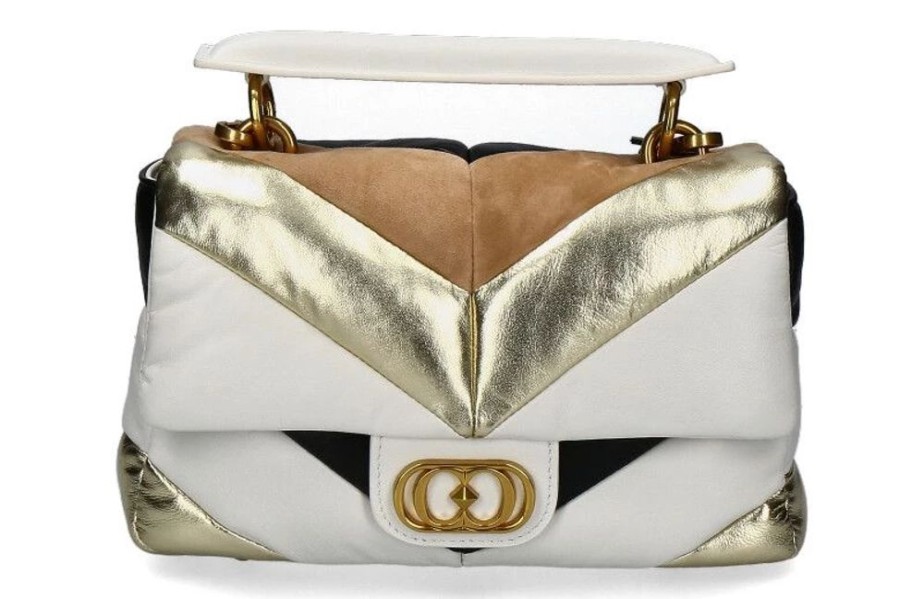 Damen La Carrie Taschen | La Carrie Handtasche Amitola Stripes Multi Beige