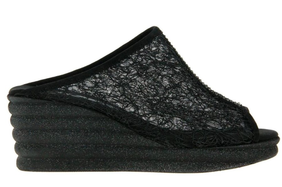 Damen Fernando Pensato Pantoletten | Fernando Pensato Pantolette Michigan Nero (38U00Bd)