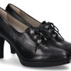 Damen dirndl + bua Dirndl Schuhe | Dirndl + Bua Schnu00Fcrpumps Ziegennappa Schwarz (36)