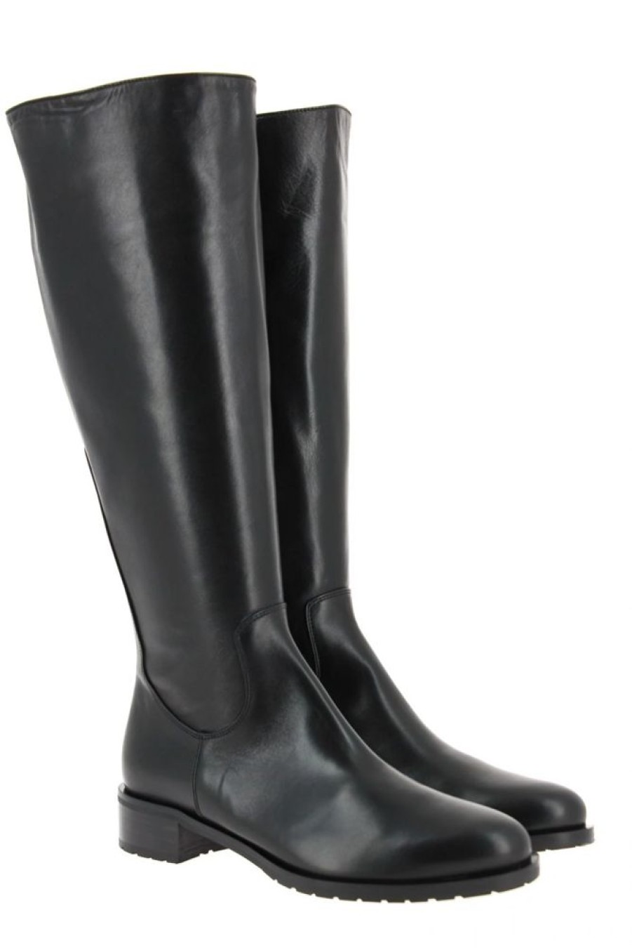 Damen ScarpaRossa Stiefel | Scarparossa Weitschaftstiefel Calf Nero Xl (39)