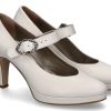 Damen dirndl + bua Dirndl Schuhe | Dirndl + Bua Spangenpumps Braut Creme